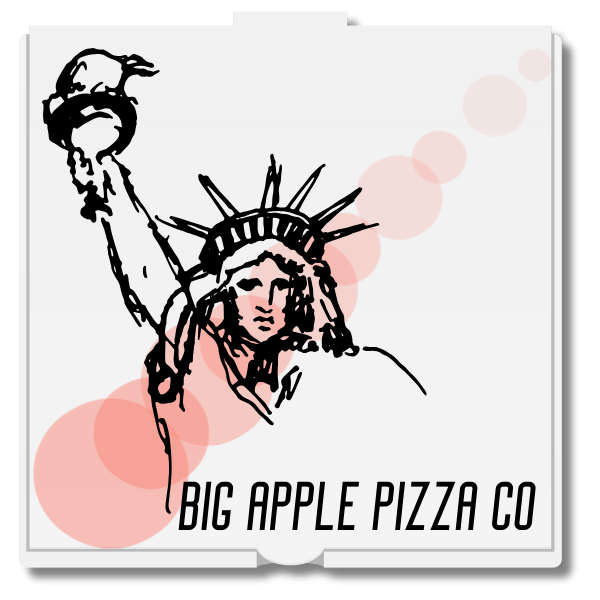 Lady Liberty pizza box design